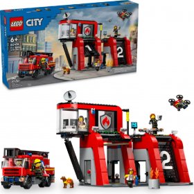 Fire Station with Fire Truck (lego-60414)