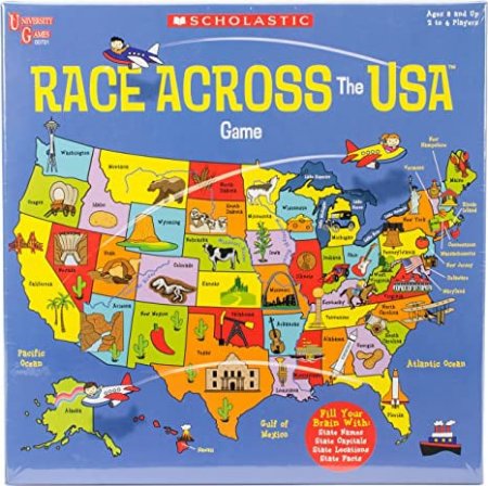 Race across the USA Game Scholastic (UNIVG-00701)