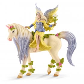 Fairy Sera with Blossom Unicorn (sch-70565) Bayala