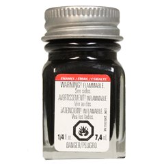 Semi Gloss Black Enamel 1/4oz (tes1139tt)